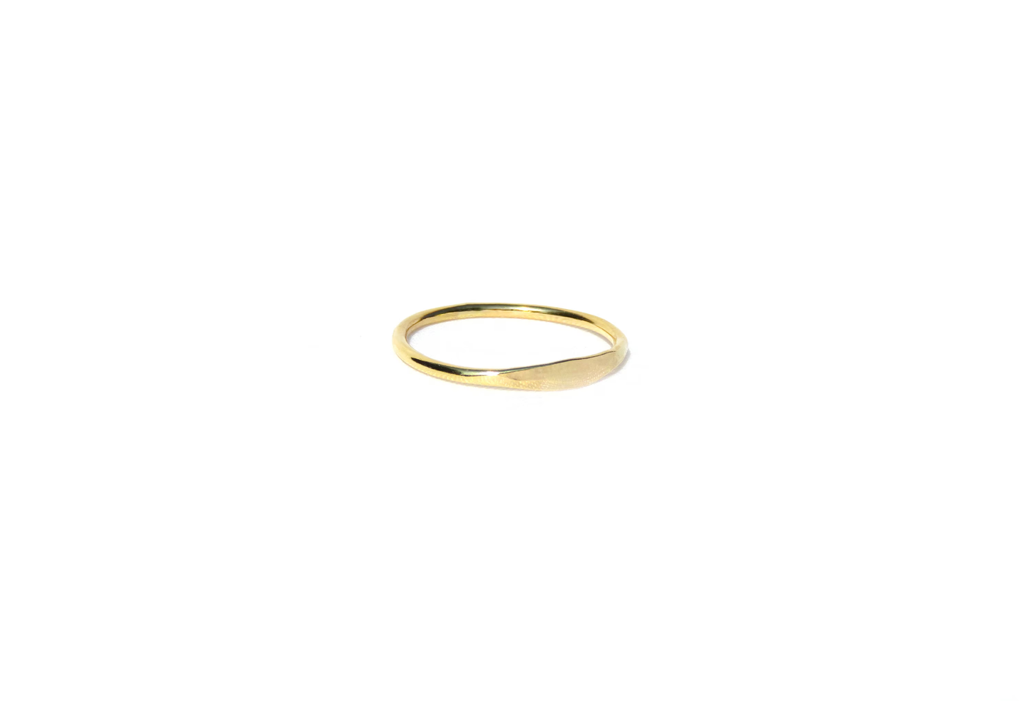 14k Gold Filled 1.2 mm Hammered Ring