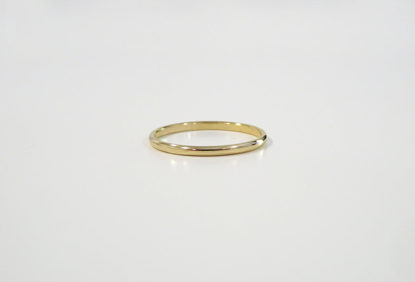 14k Gold Filled 1.5mm Half Round Ring