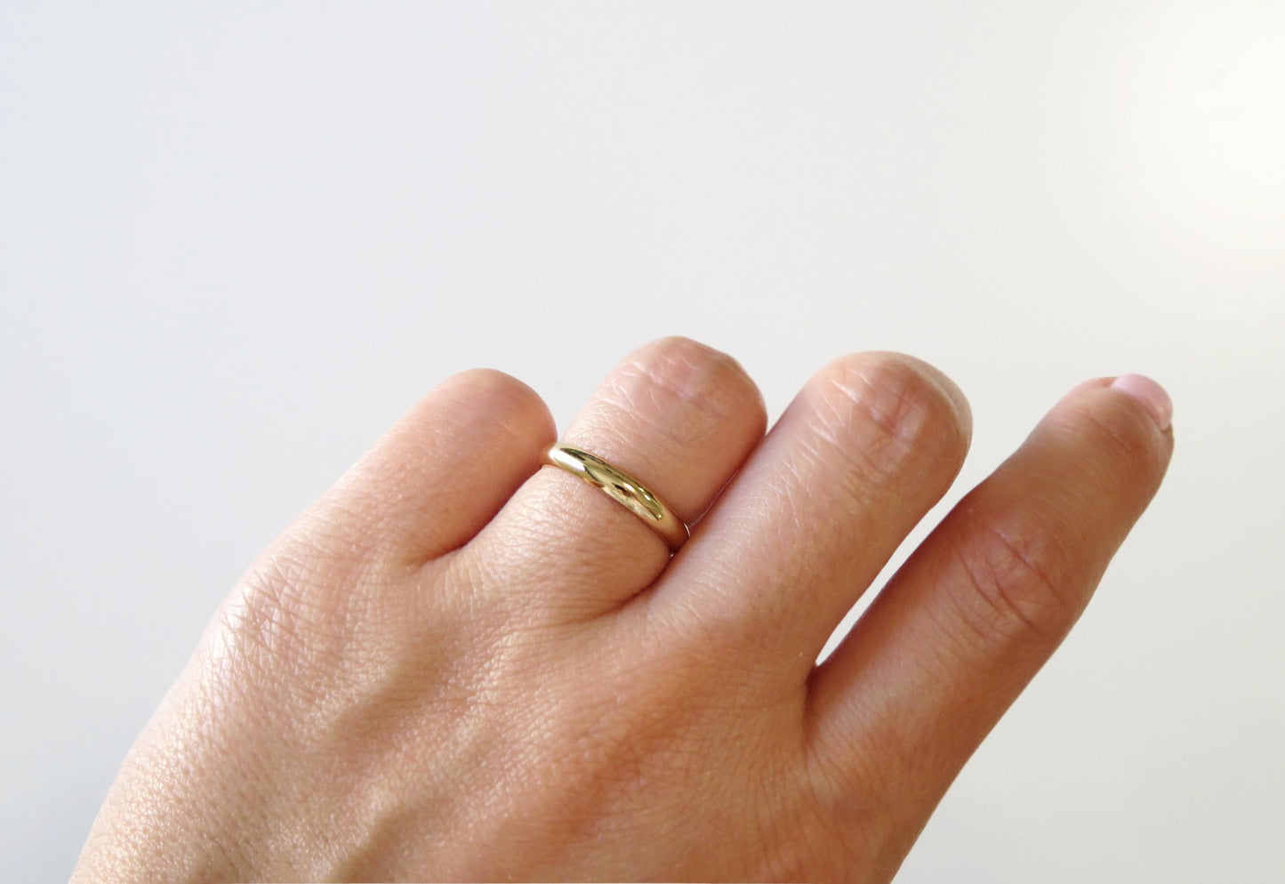 3mm Half Round Ring