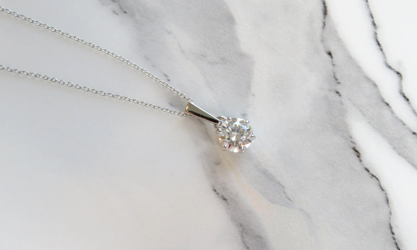 2ct Moissanite Necklace