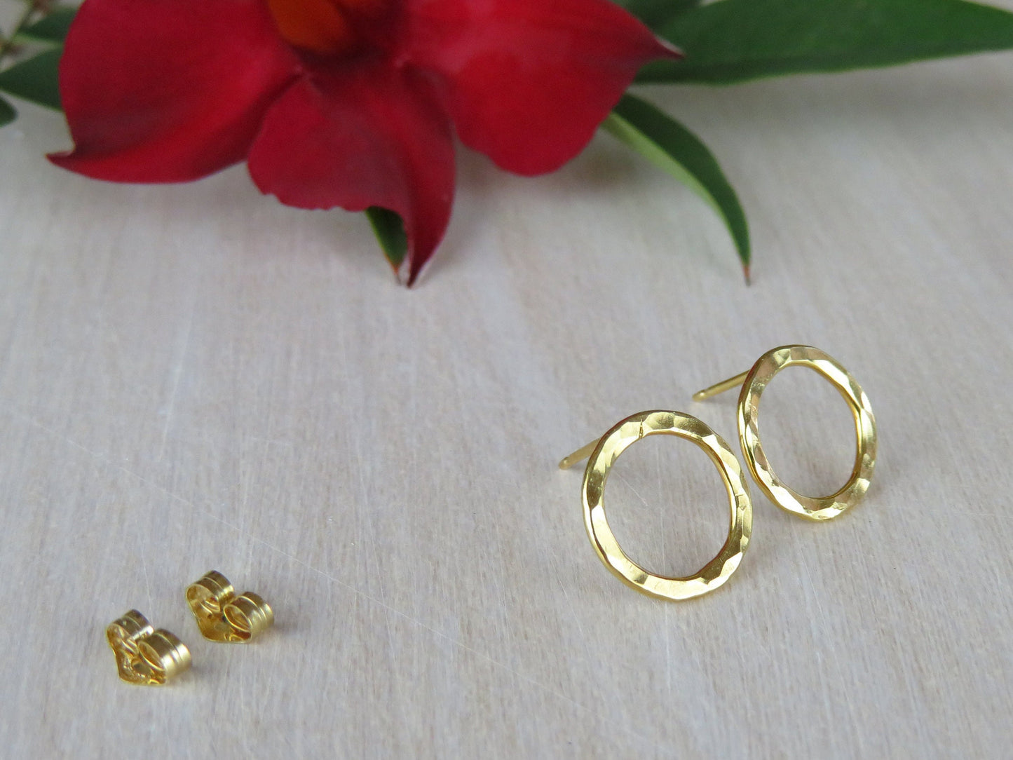 14k Gold Filled 11mm Open Circle Earrings