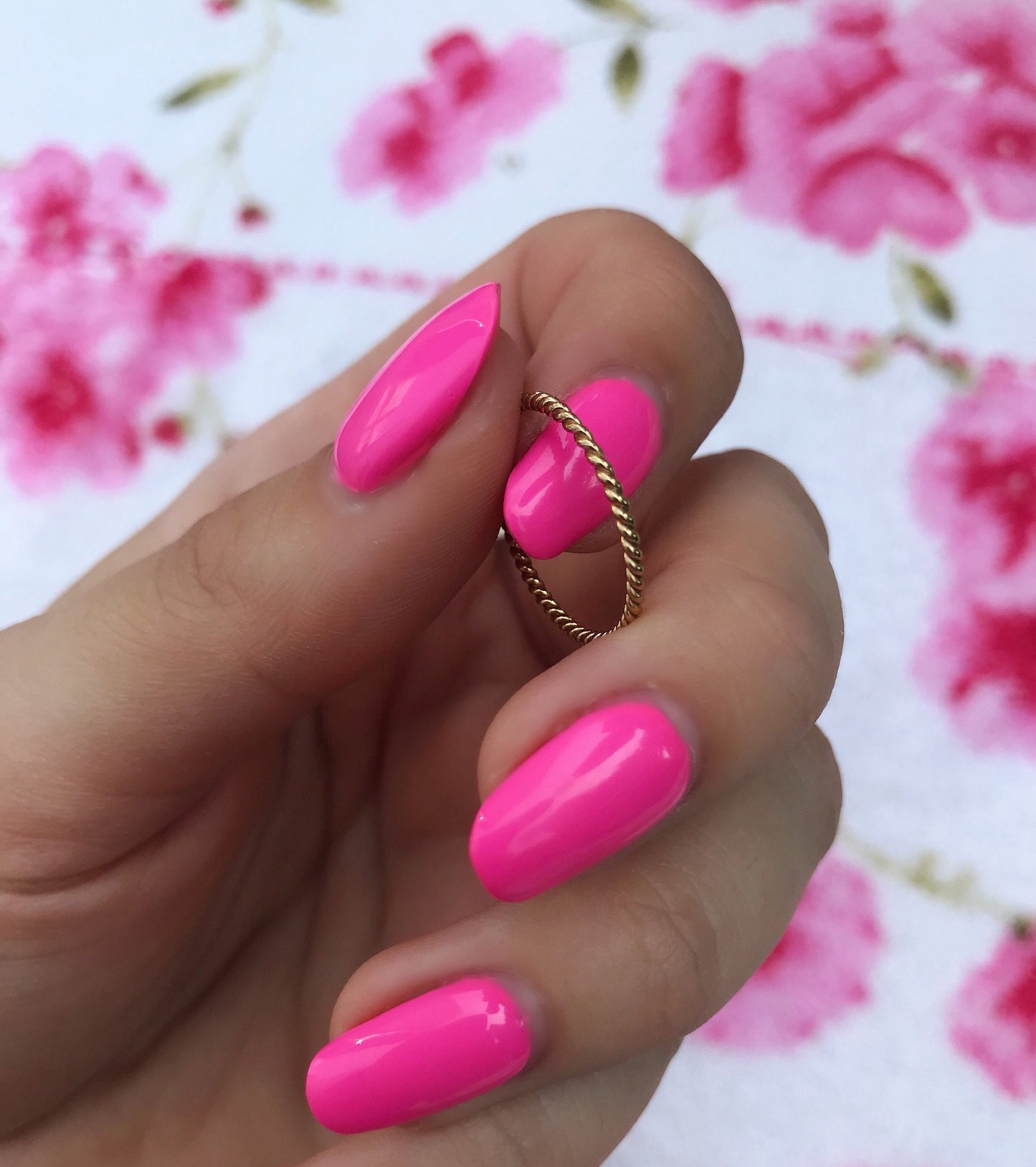 14k Gold Filled 1.1mm Twisted Dainty Ring