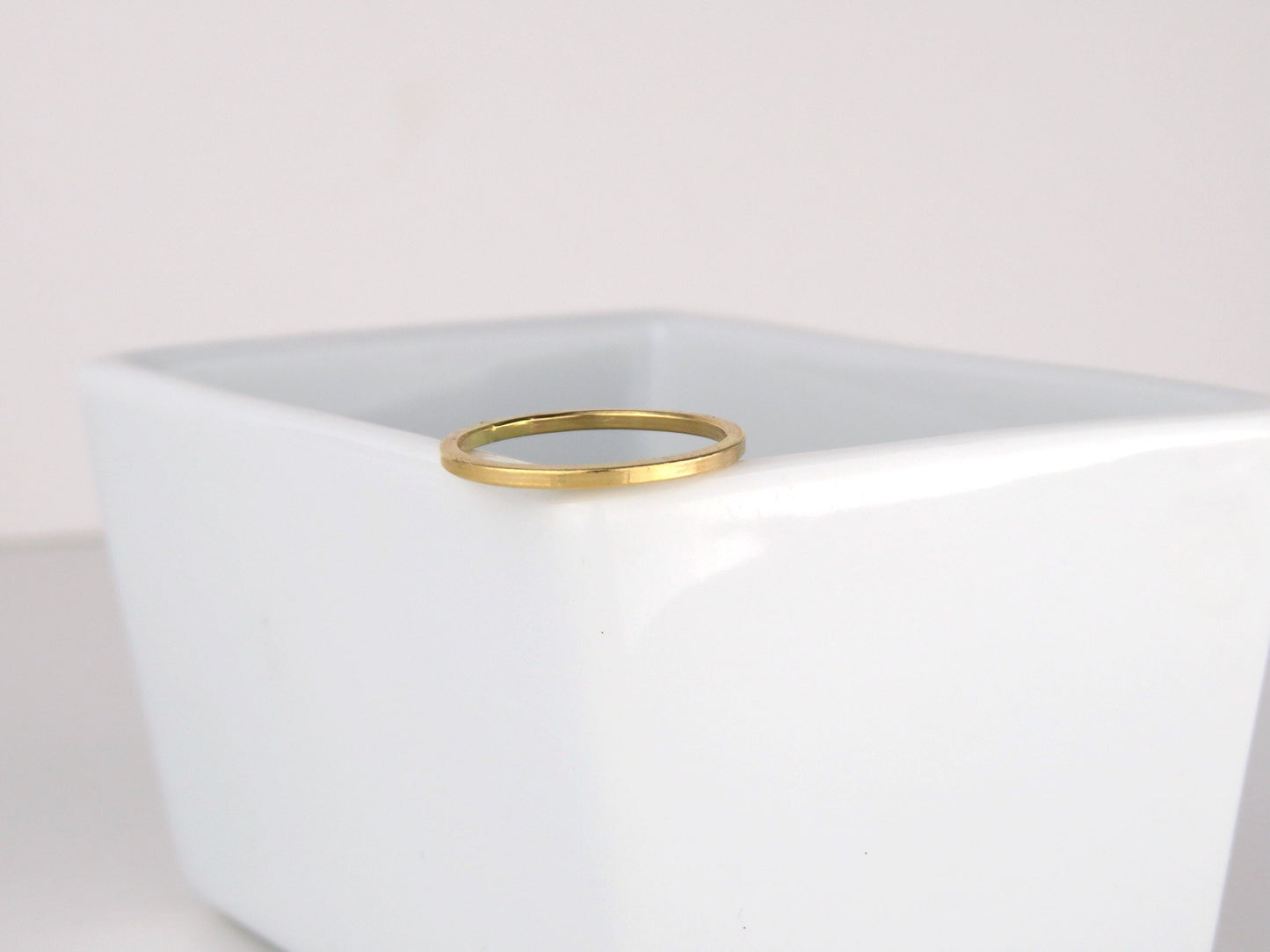 14k Gold Filled 1.2mm Dainty Stack Ring