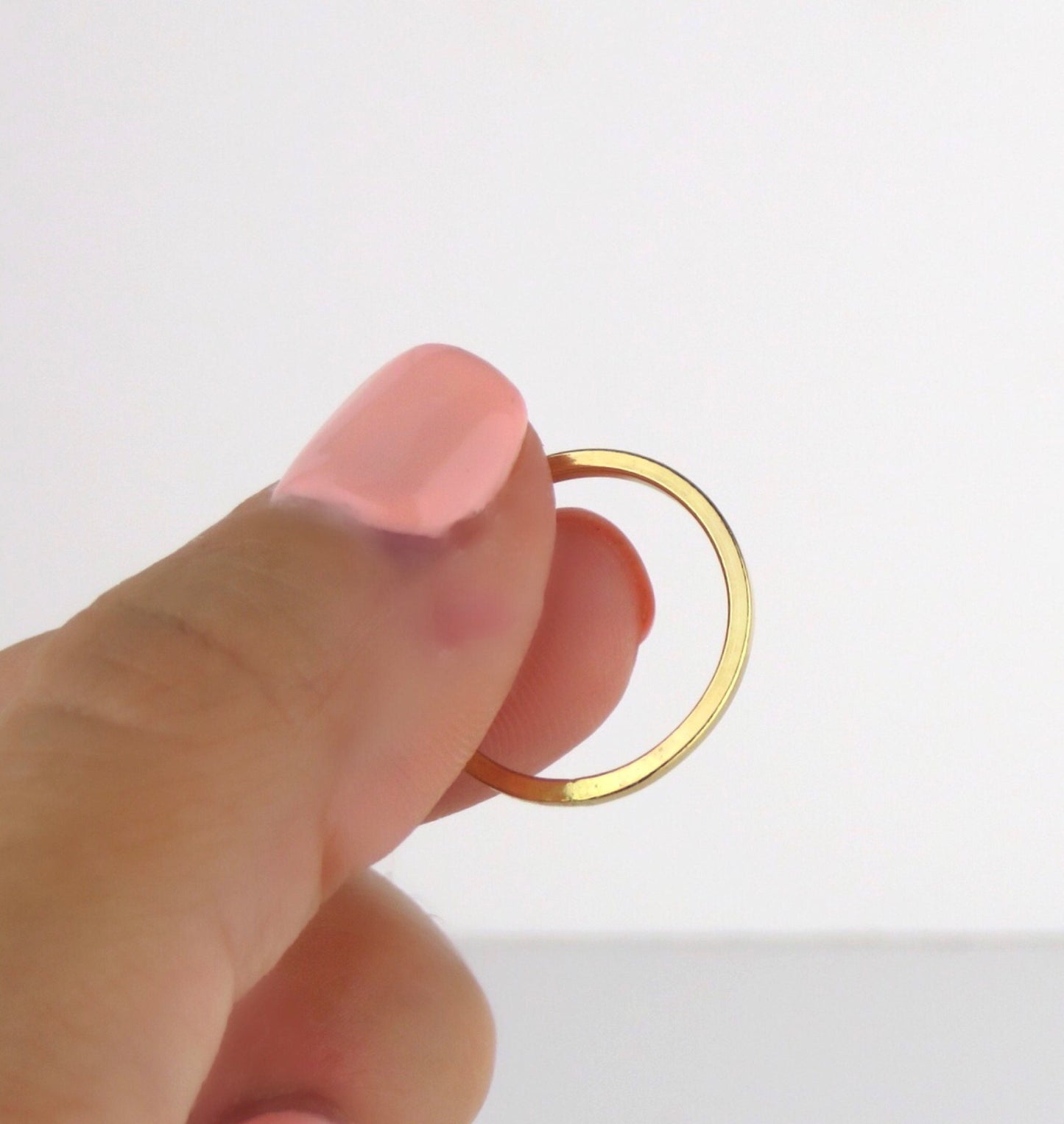 14k Gold Filled 1.2mm Dainty Stack Ring