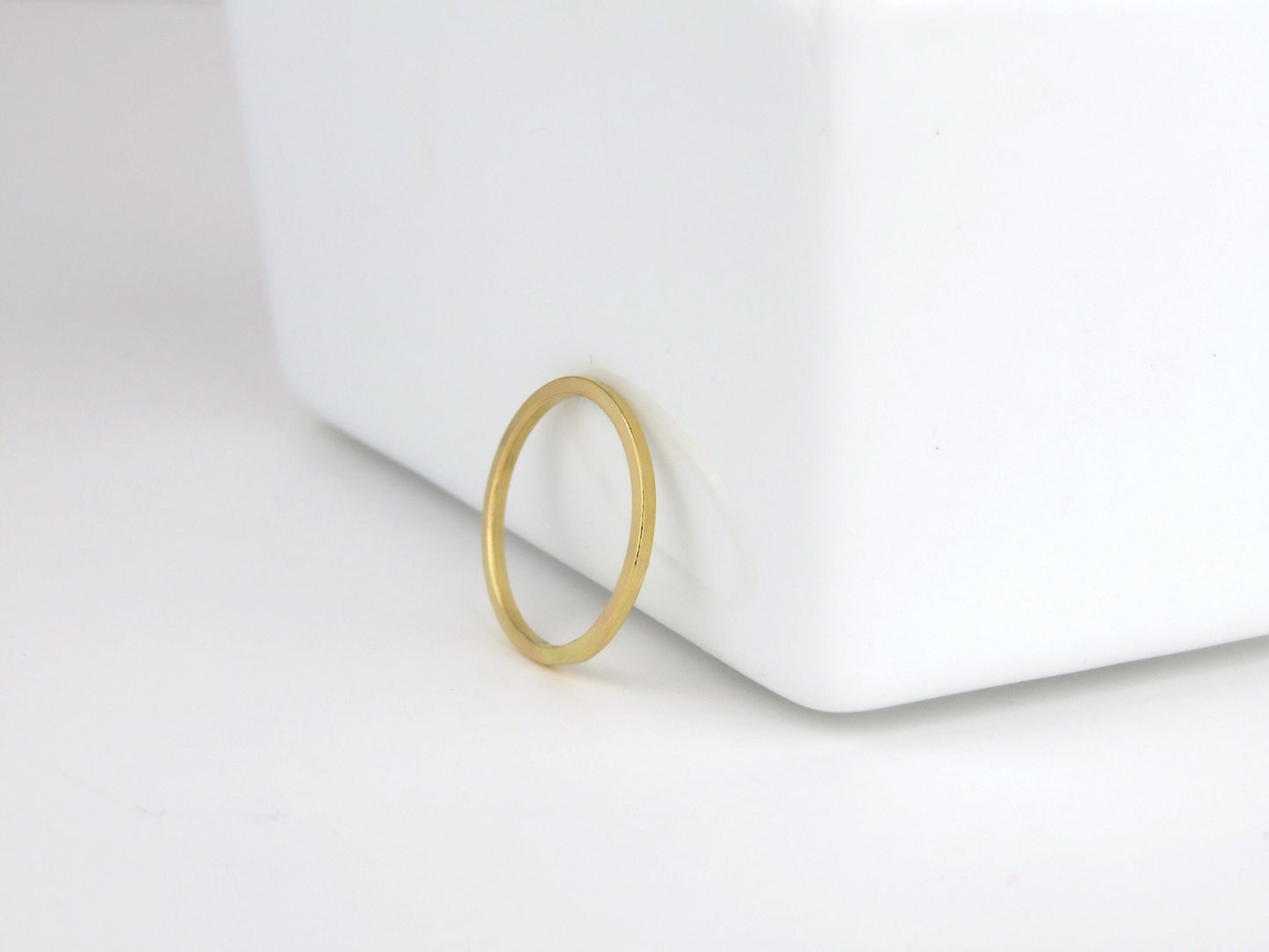 14k Gold Filled 1.2mm Dainty Stack Ring