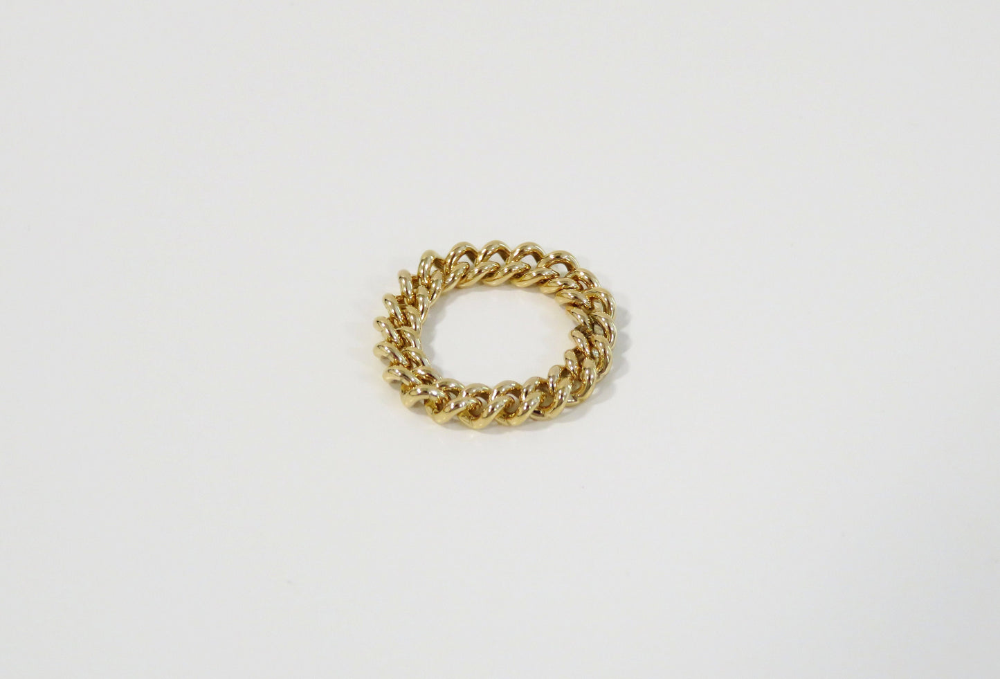 14k Gold Filled 5mm Curb Chain Ring