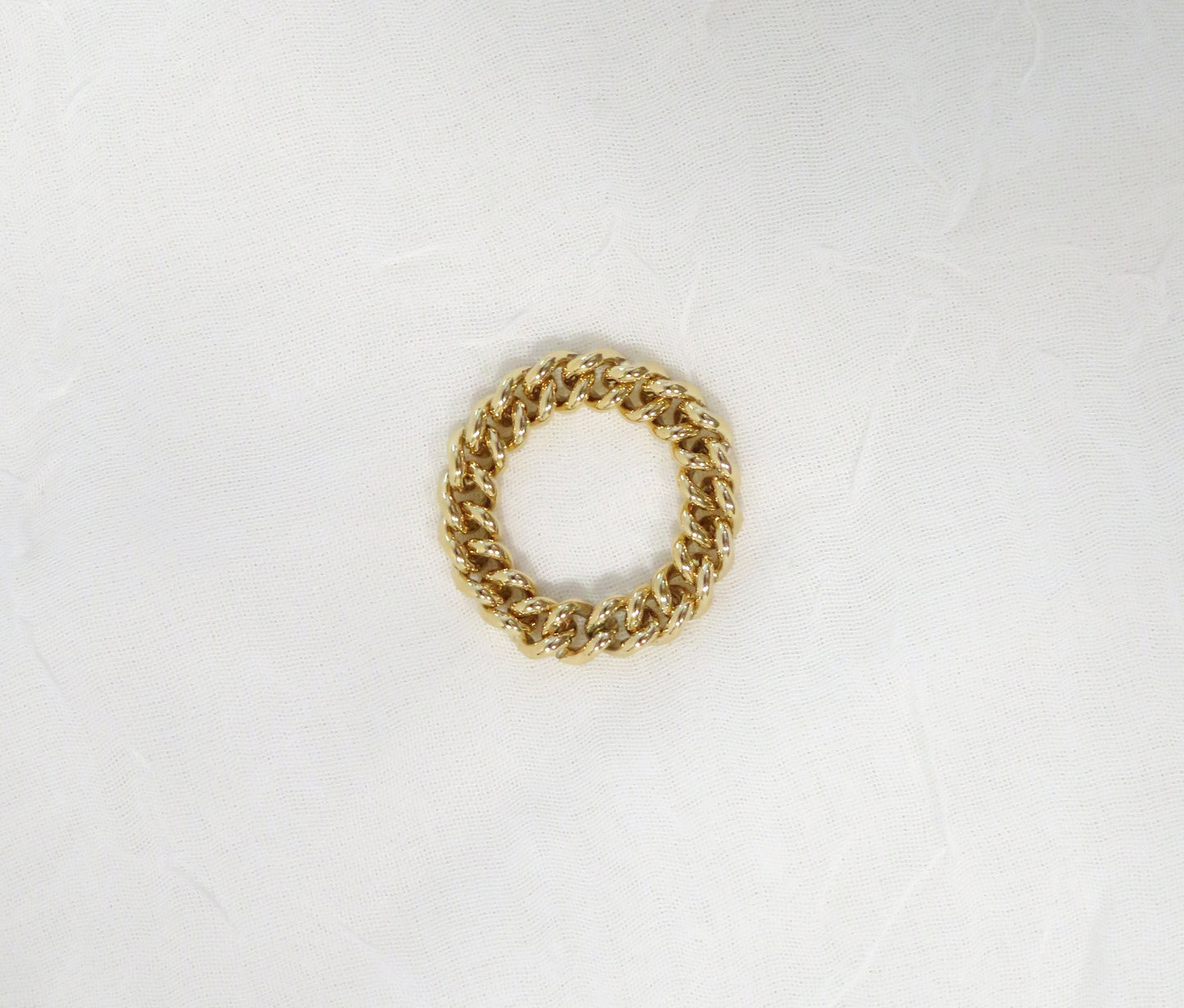 14k Gold Filled 5mm Curb Chain Ring