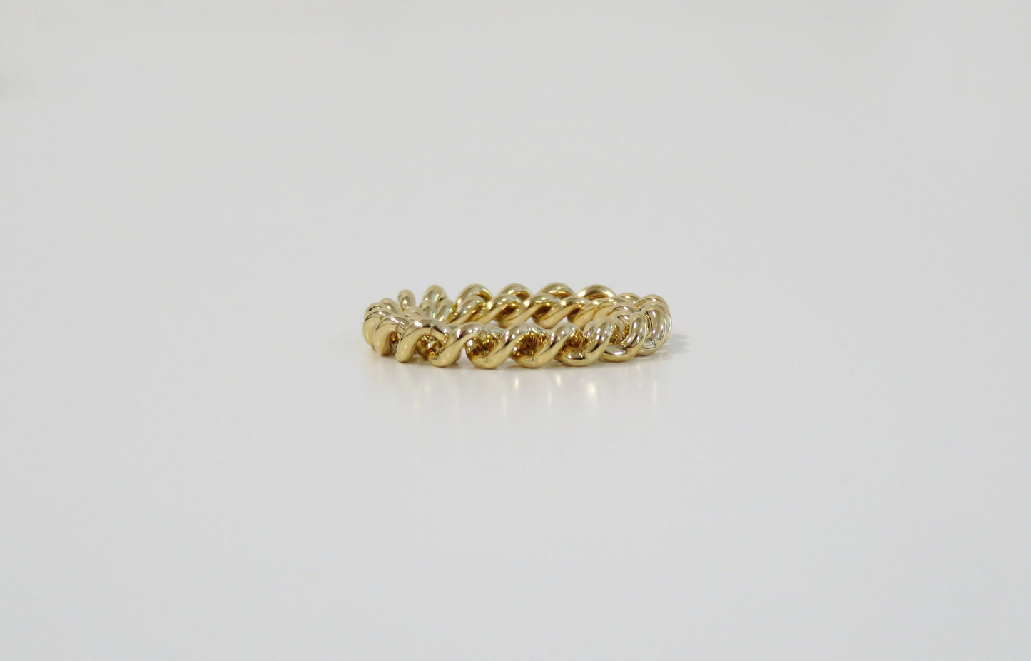 14k Gold Filled 5mm Curb Chain Ring