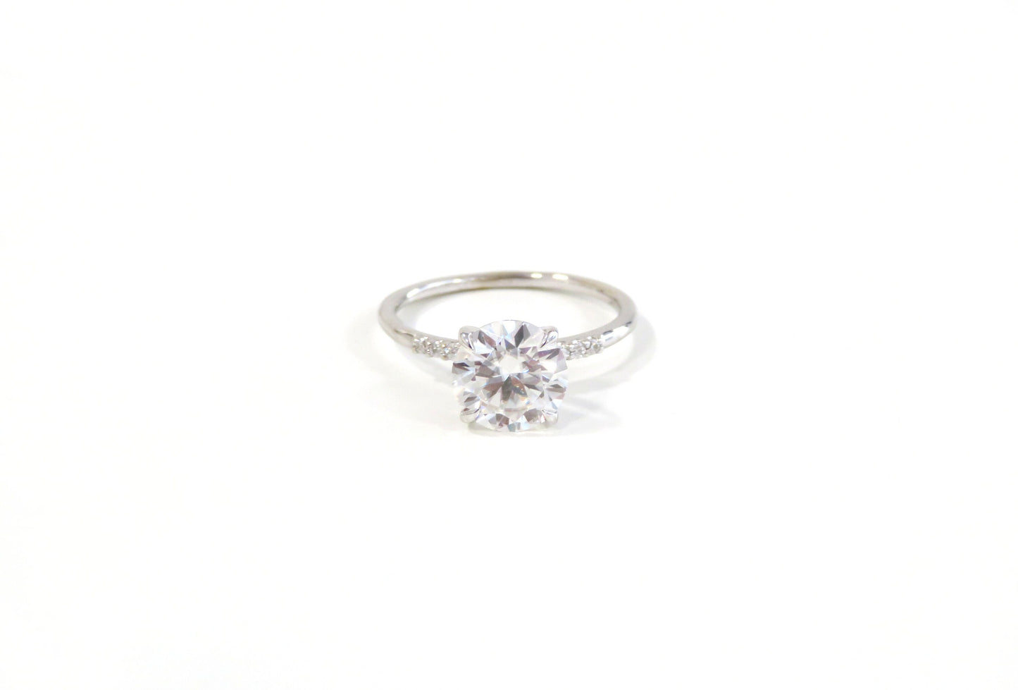 14k Moissanite Ring, 14k Solid Gold Ring, 14k Moissanite Engagement Ring, 14k Gold Ring, Engagement Ring, 14k Wedding Ring, Diamond Ring