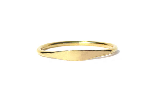 14k Gold Filled 1.2 mm Hammered Ring