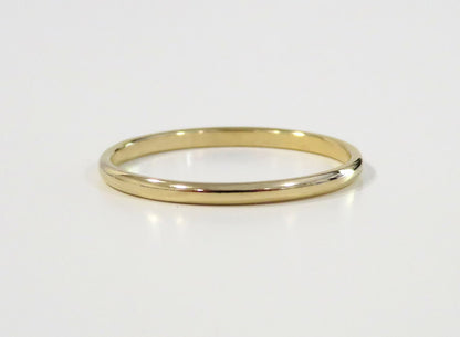 14k Gold Filled 1.5mm Half Round Ring