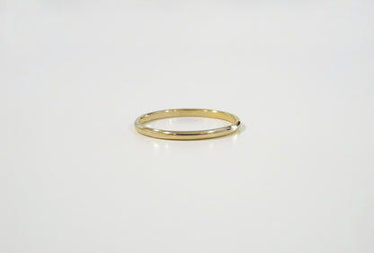 14k Gold Filled 1.5mm Half Round Ring