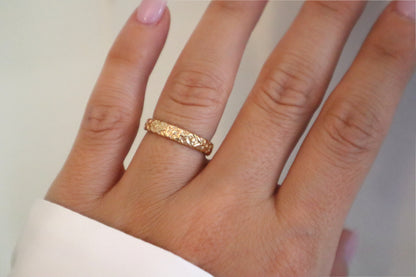 14k Gold Filled Floral Ring FFA3