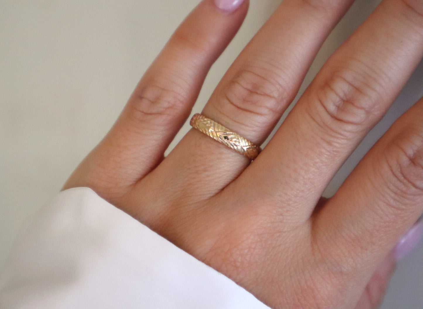 14k Gold Filled Floral Ring FFA8