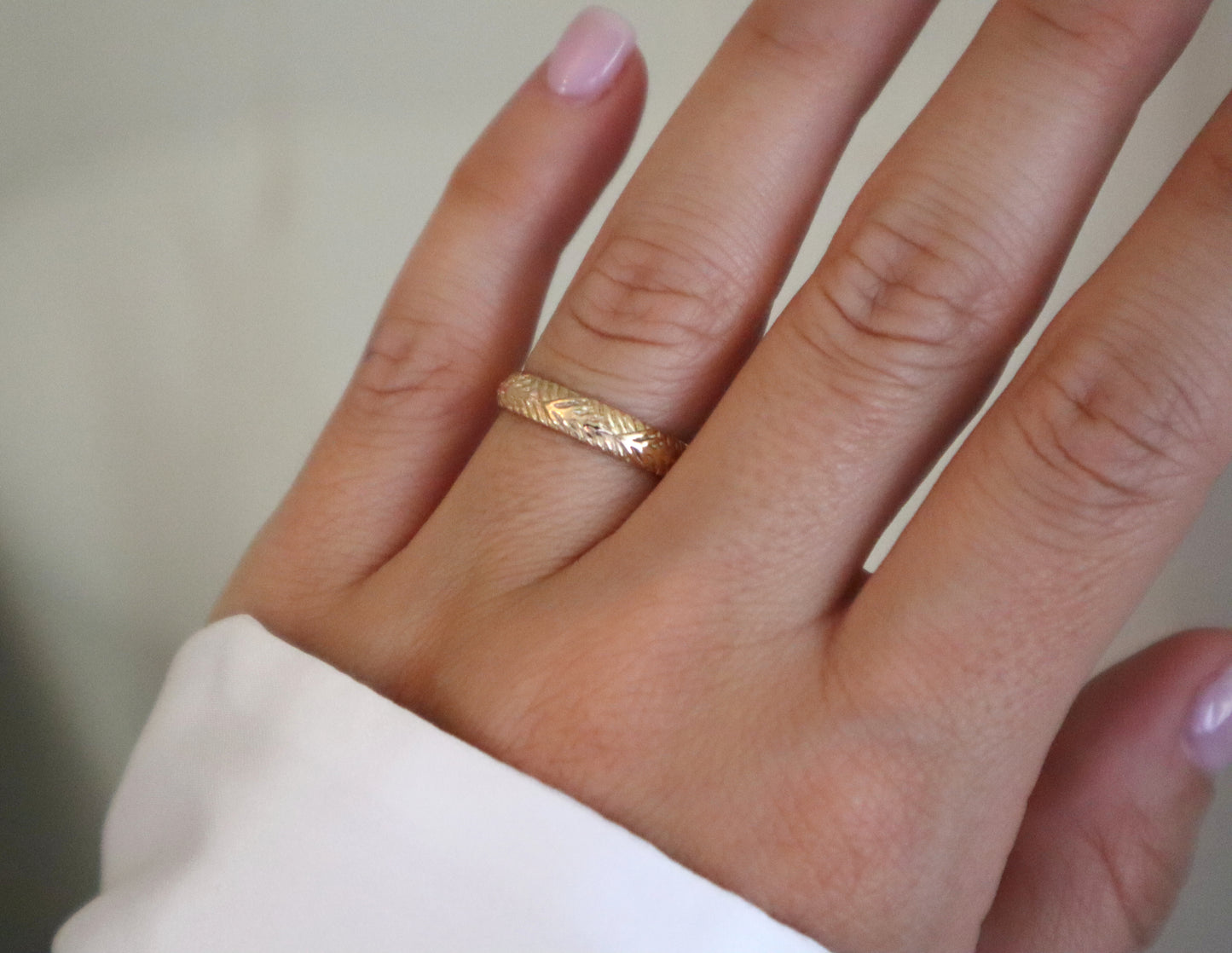 14k Gold Filled Floral Ring FFA8