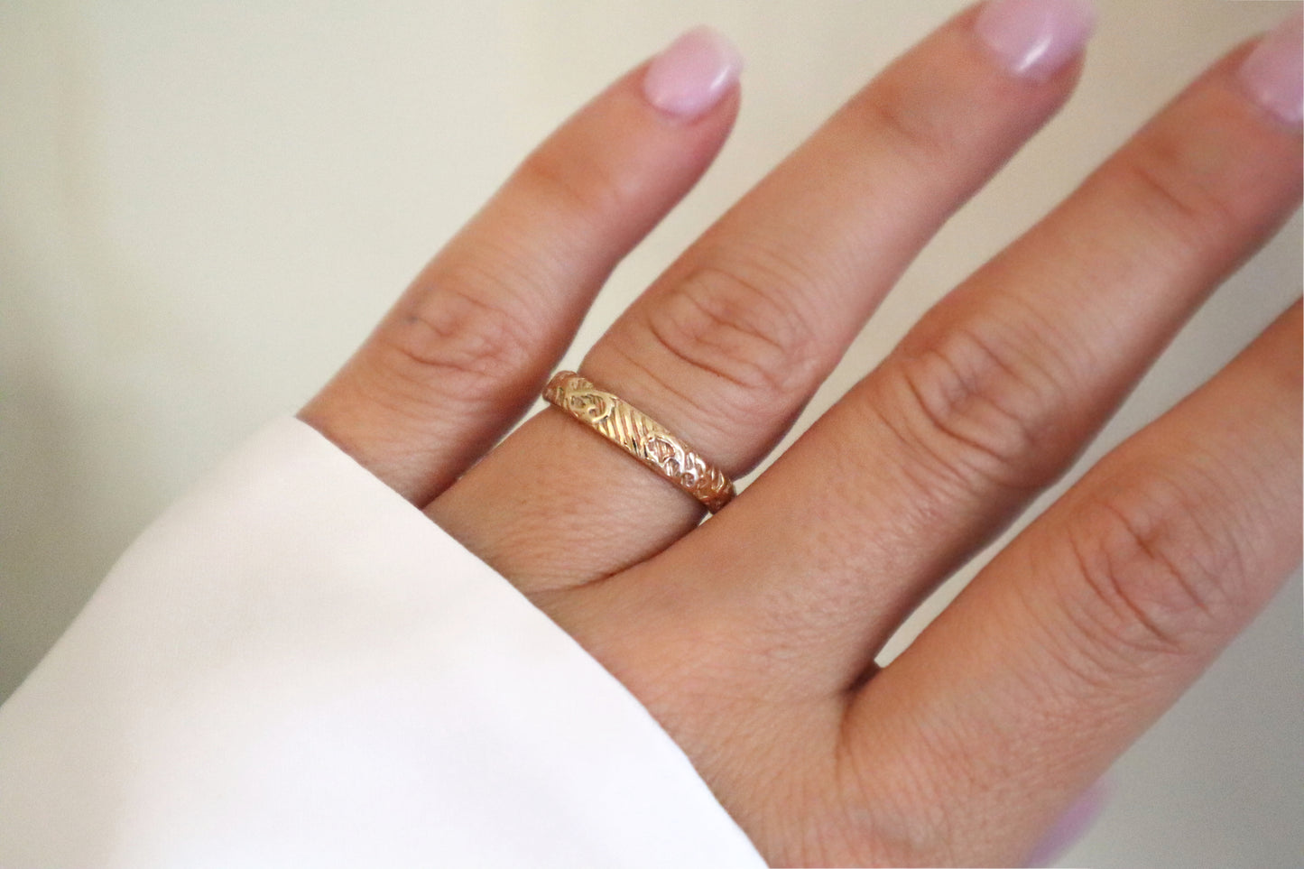 14k Gold Filled Floral Ring FFA1