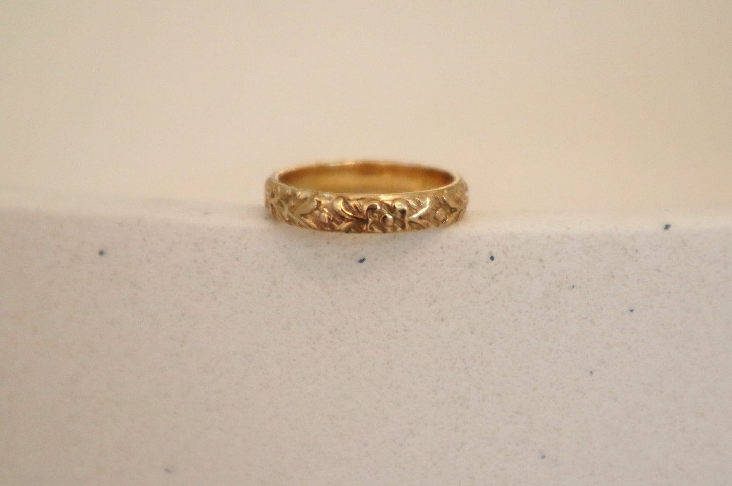 14k Gold Filled Floral Ring FFA3
