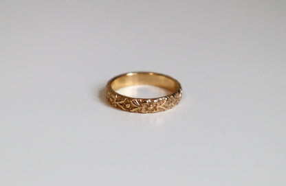 14k Gold Filled Floral Ring FFA3