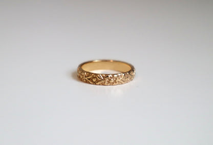 14k Gold Filled Floral Ring FFA3