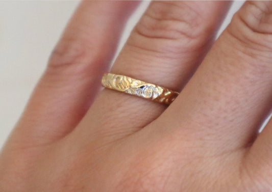 14k Gold Filled Floral Ring FFA6
