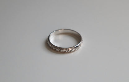 Sterling Silver Vine Ring 2.8mm