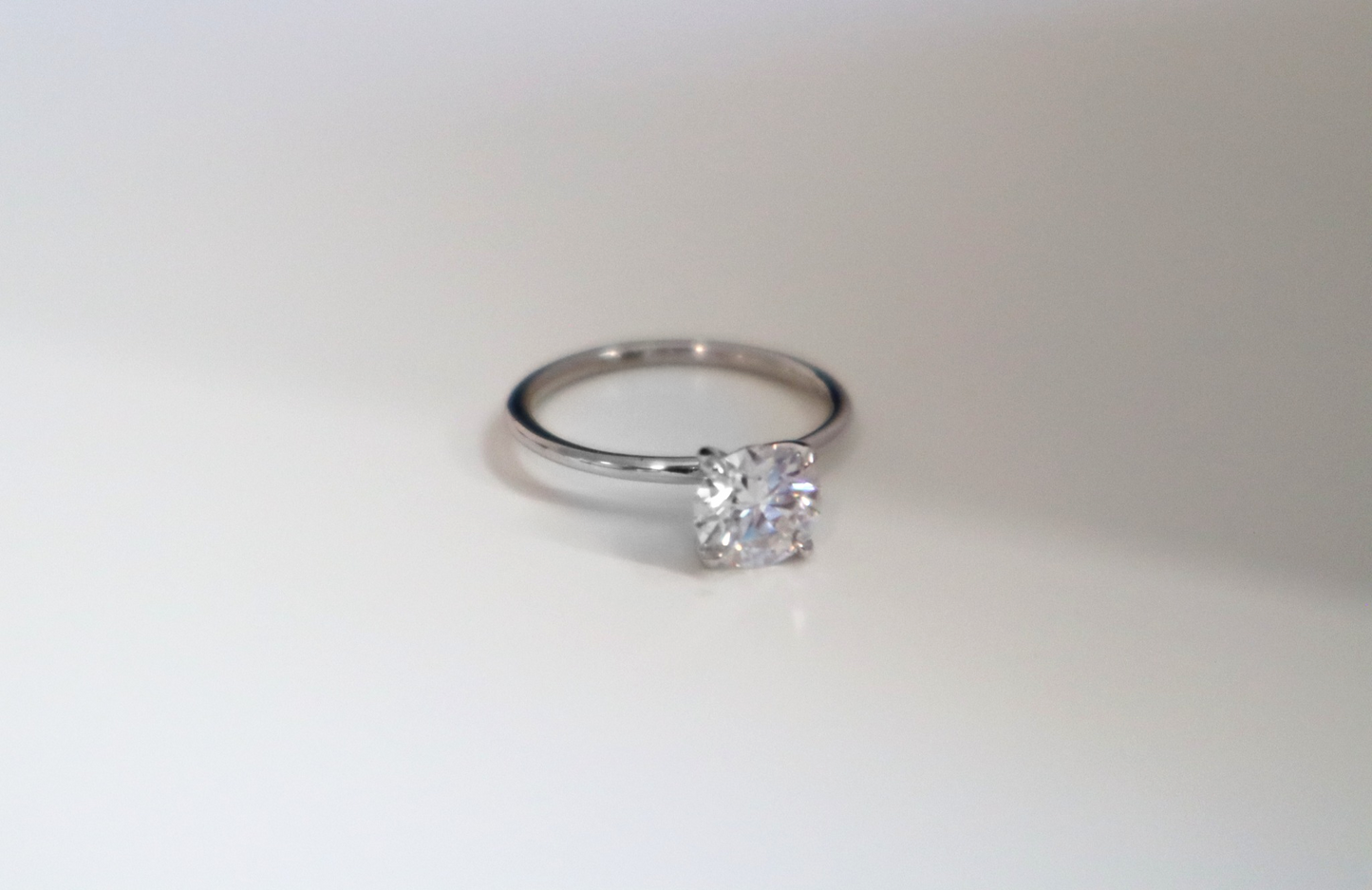IGI Certified Lab Grown Diamond White Gold Engagement Ring 1ct-2ct