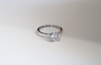 IGI Certified Lab Grown Diamond White Gold Engagement Ring 1ct-2ct