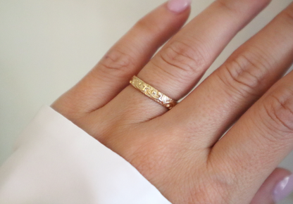 14k Gold Filled Floral Ring FFA7