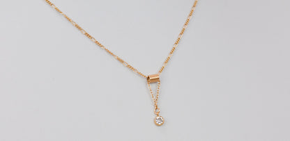 Drop CZ Necklace