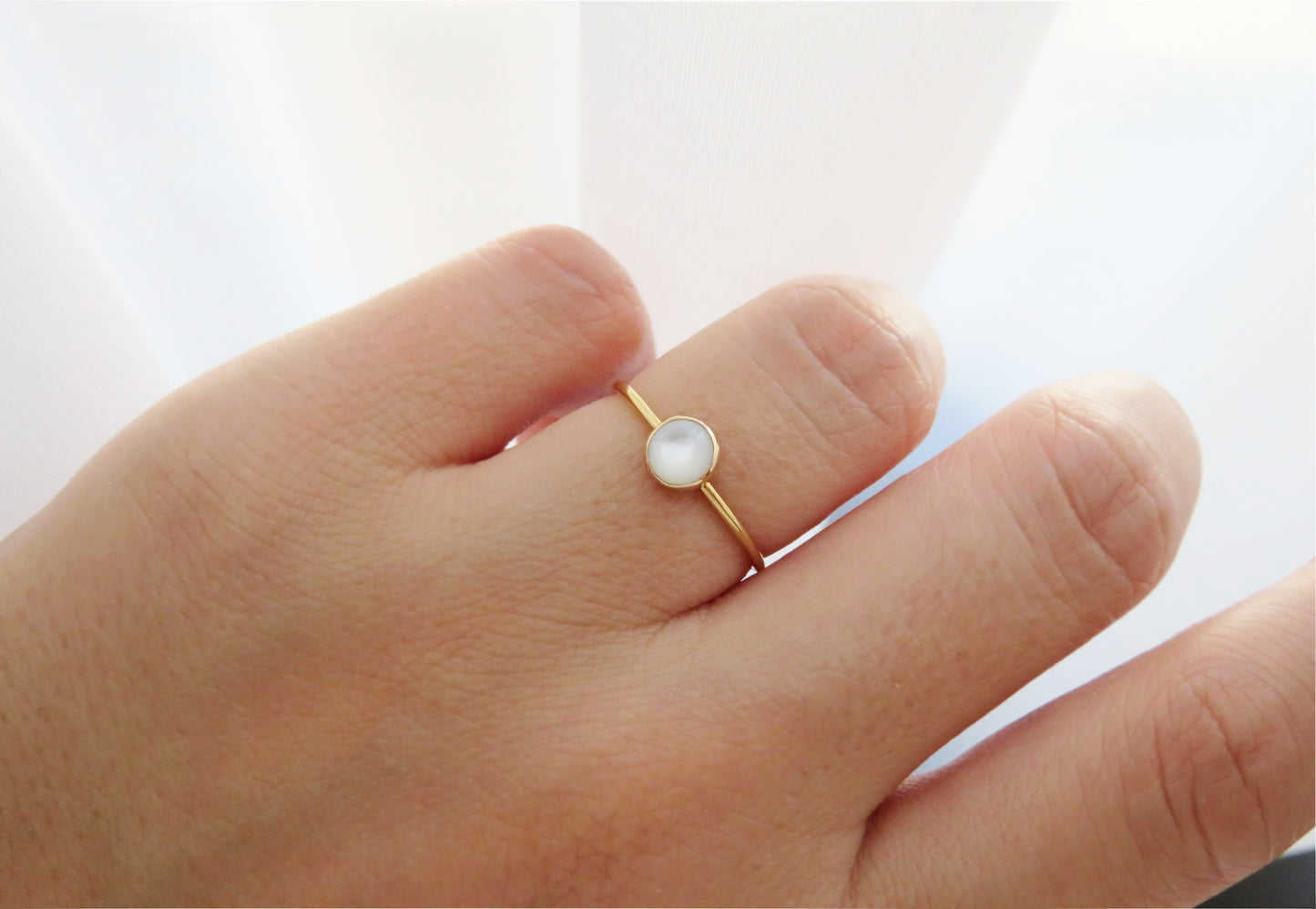 Pearl Stacking Ring
