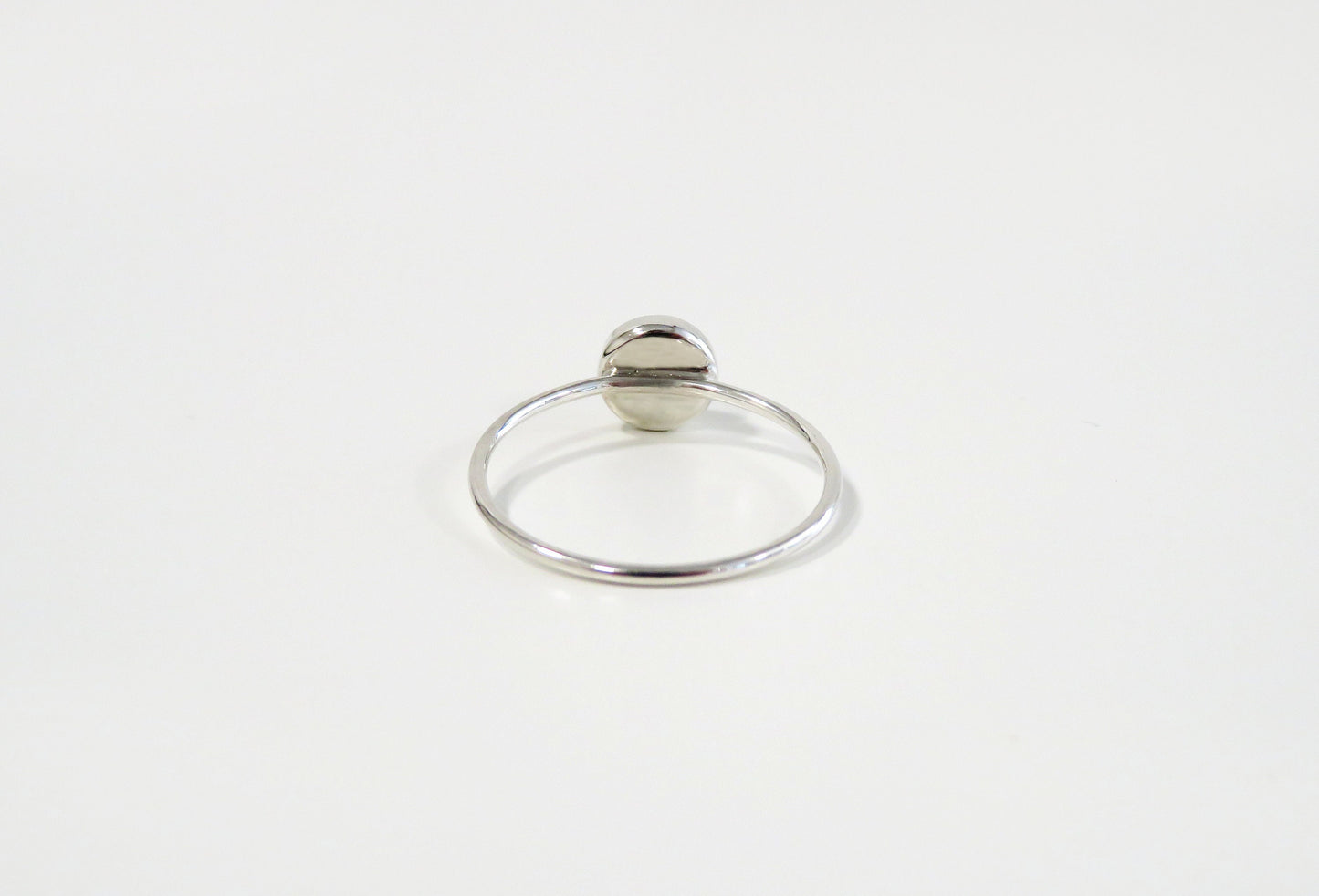 Natural Rainbow Moonstone Ring