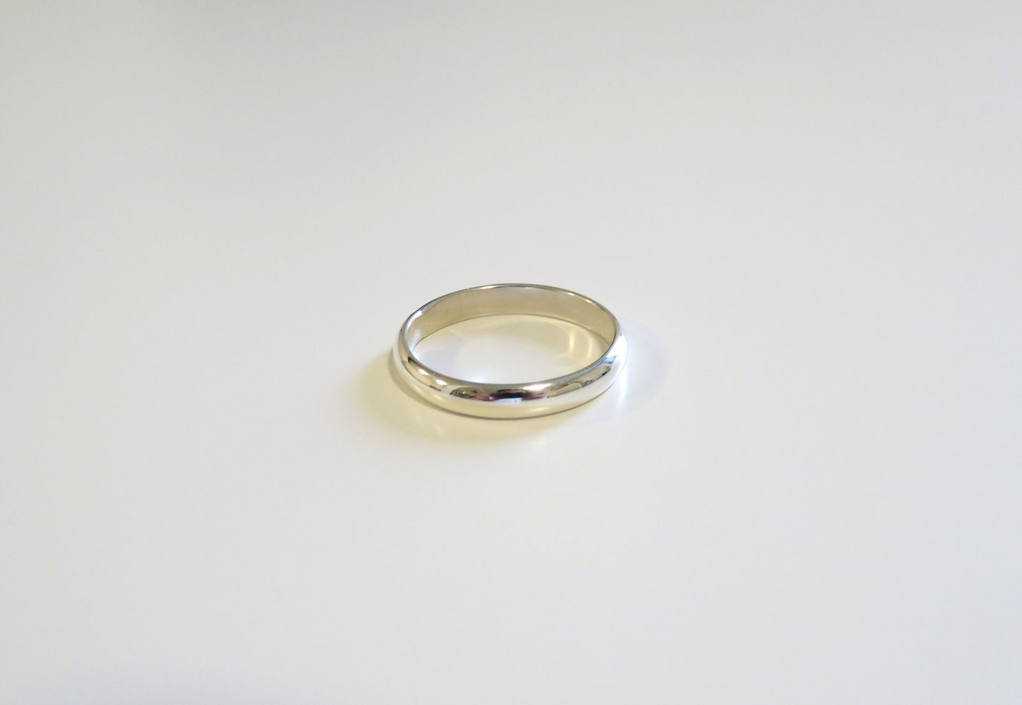 Silver Half Round Band 3mm