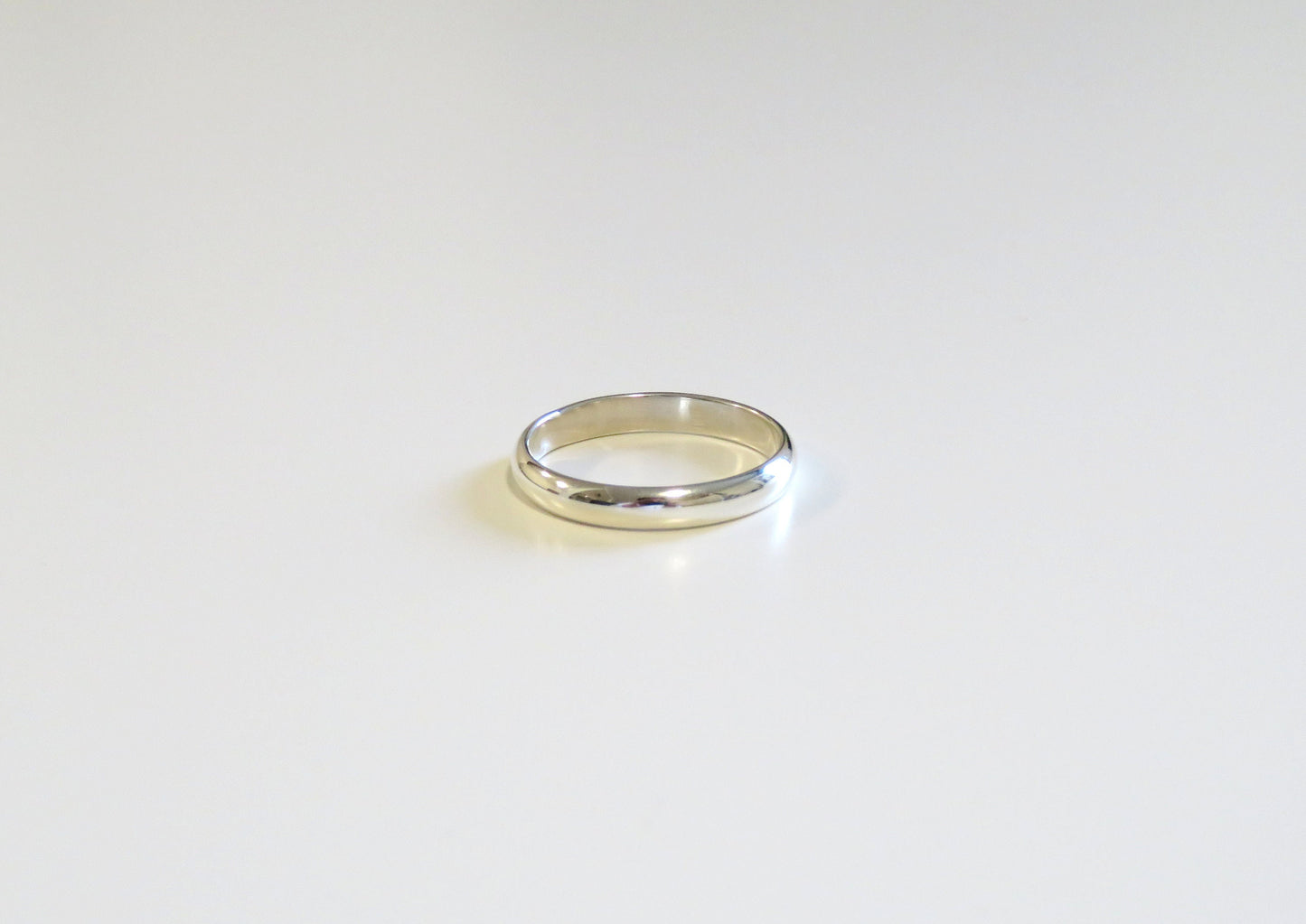 Silver Half Round Band 3mm