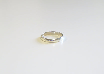 Silver Half Round Band 3mm