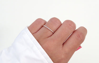 Silver Bubble Ring