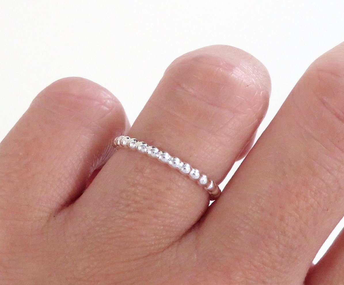 Silver Bubble Ring