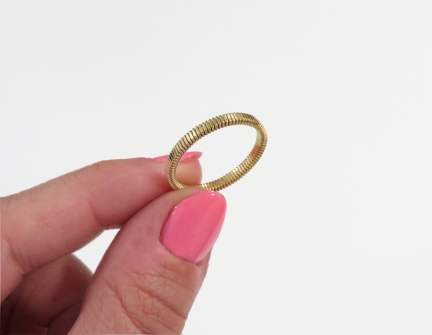 Gold Textured Band