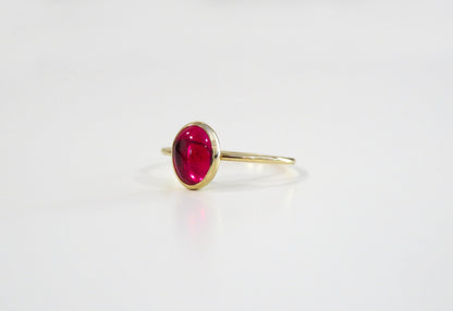 Garnet January Birthstone Ring