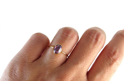 Amethyst February Birthstone Ring