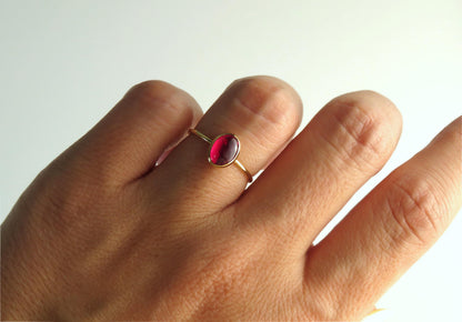 Garnet January Birthstone Ring
