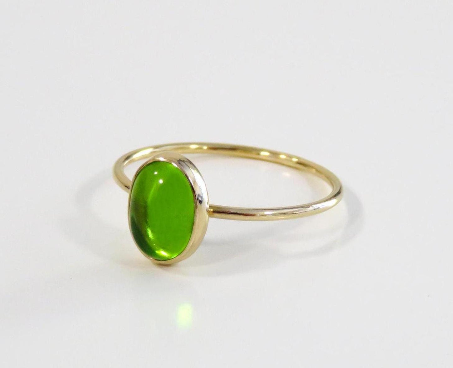 Peridot Ring August Birthstone Ring