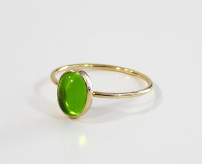 Peridot Ring August Birthstone Ring