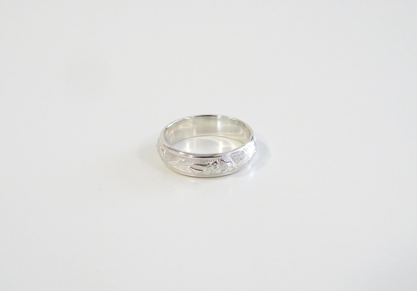 Silver Floral Ring
