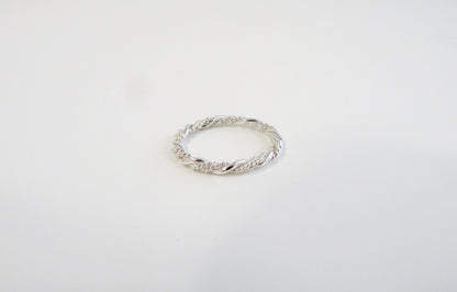 Silver Twist Ring