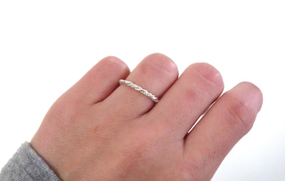 Silver Twist Ring