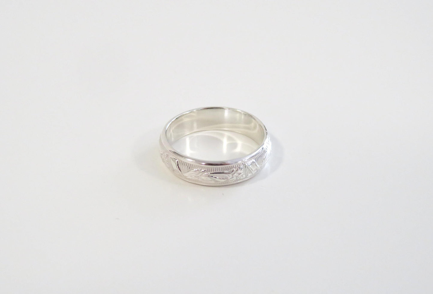 Silver Floral Ring