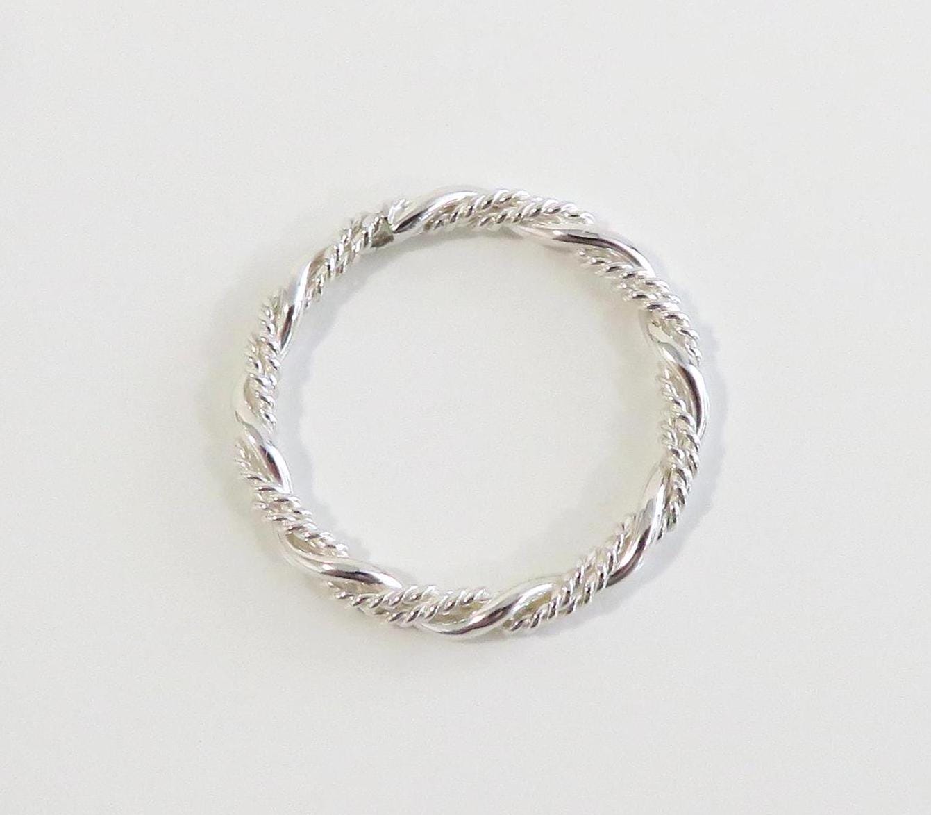 Silver Twist Ring