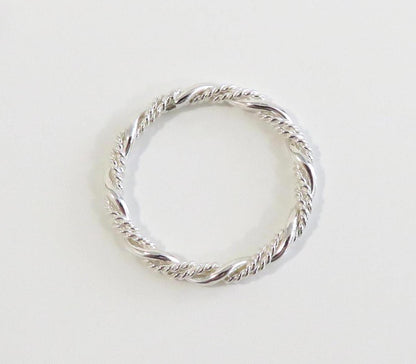 Silver Twist Ring