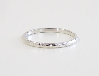 Silver Patten Ring