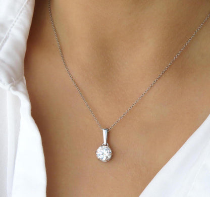 2ct Moissanite Necklace